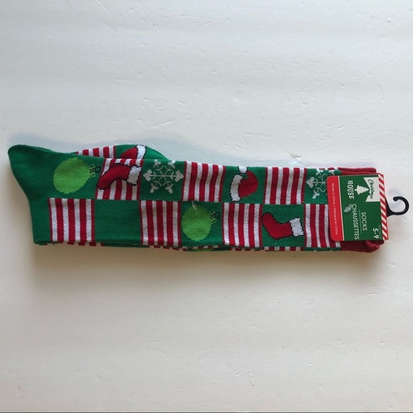 CHRISTMAS TALL KNEE SOCKS NWT - Picture 6 of 11